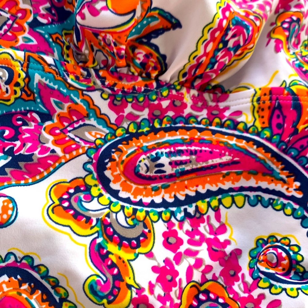 Women’s Hilor Paisley Halter Top One Piece Swimsuit Size 18 - Picture 11 of 12